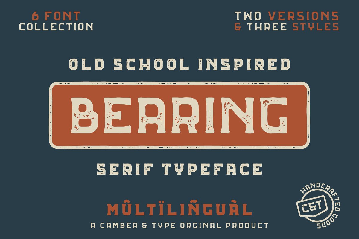 Bearing Font Family Free Download