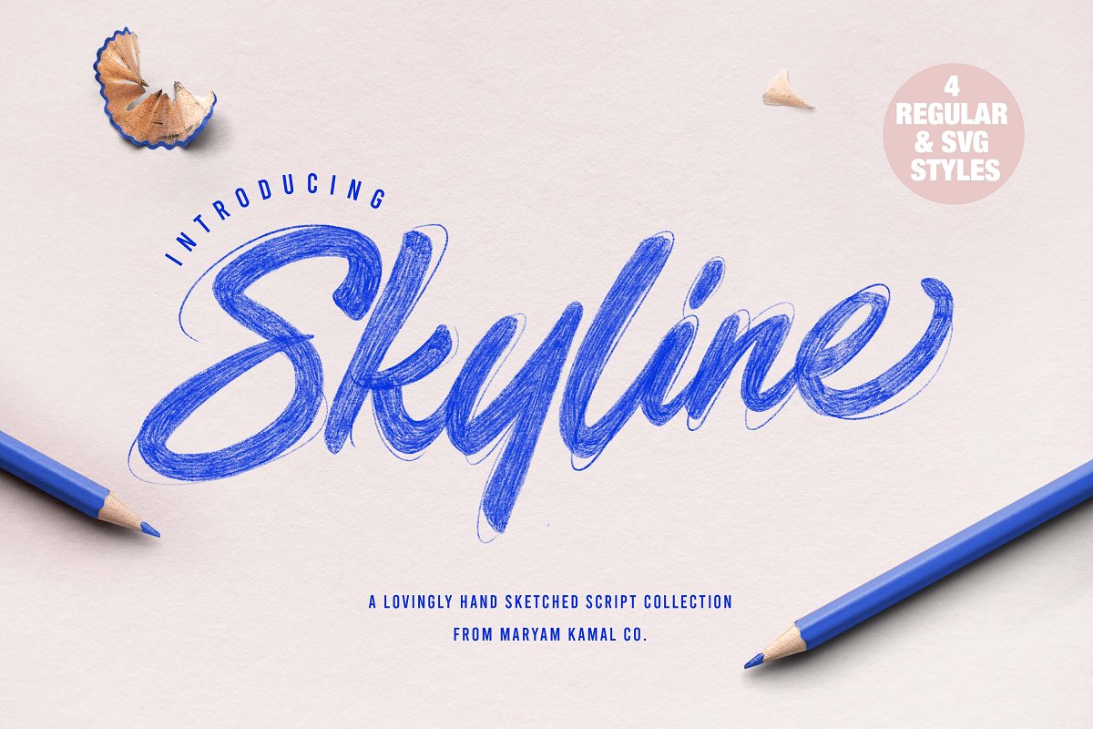 Skyline Script Font Family Free Download