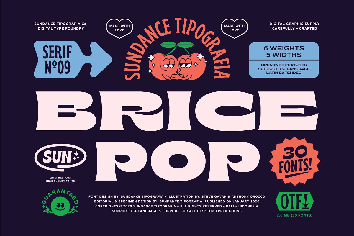 Brice Font Family Free Download