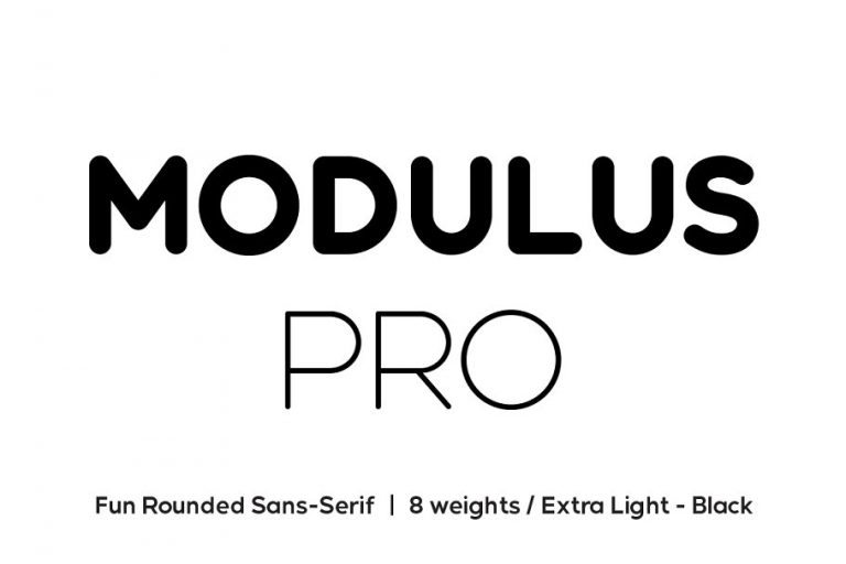 Modulus Pro Font Family Free Download
