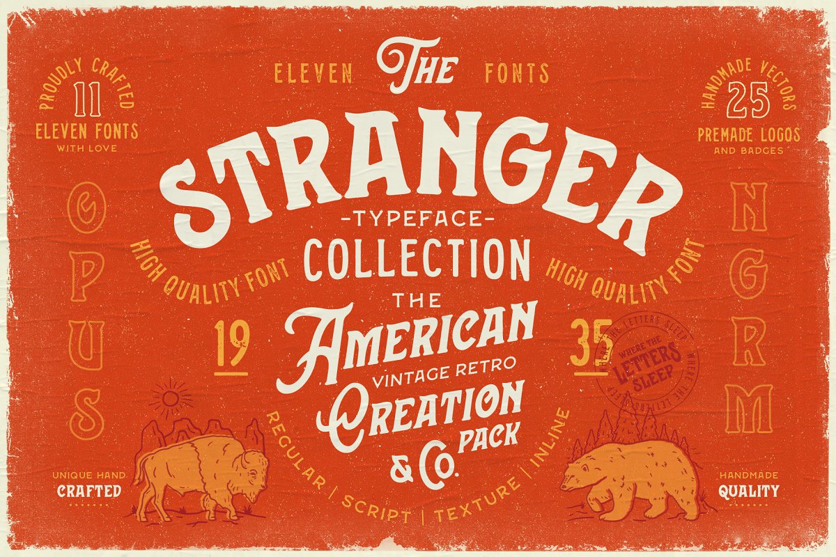 Stranger Font Family Free Download