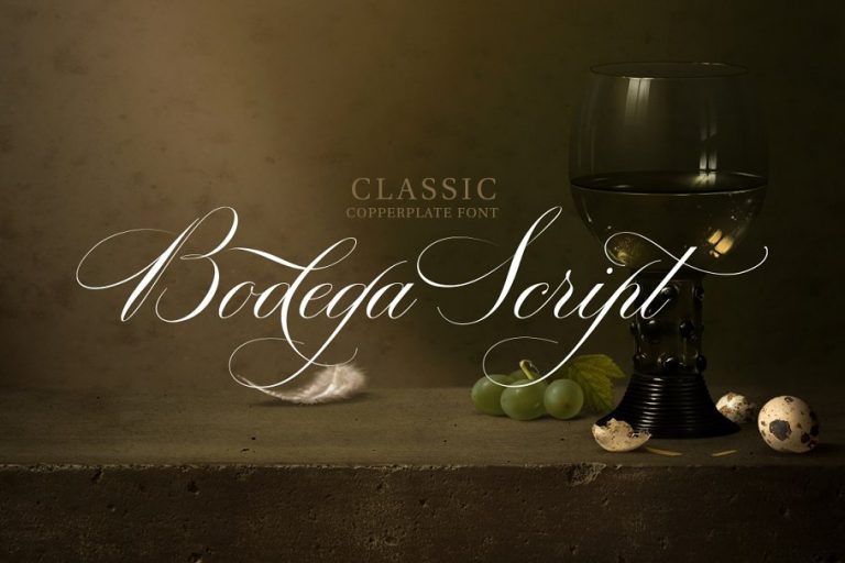 Bodega Script Elegant Wedding Font Free Download