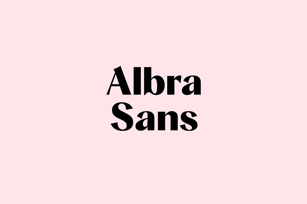 Albra Sans Font Collection