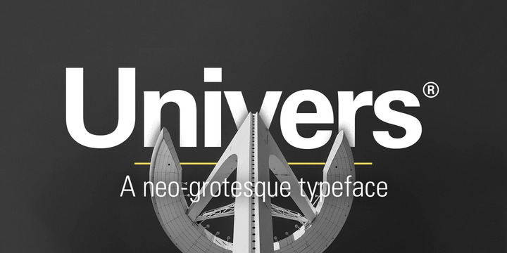 Univers Font Family Free Download