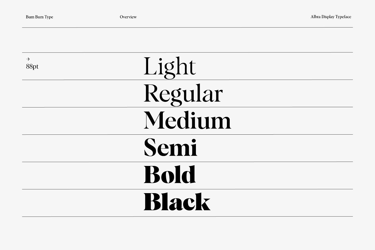 Albra Display Font