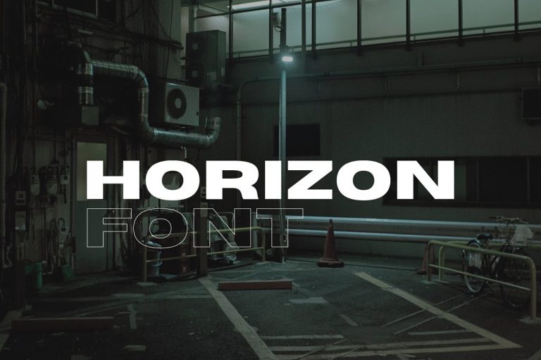 Horizon Wide Sans Serif Font Family Free Download