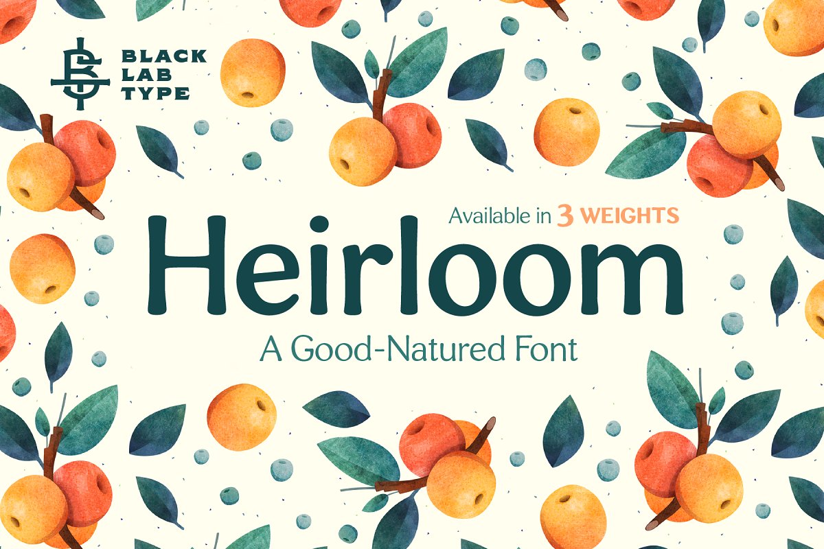 Heirloom A Good-Natured Font Family Free Download