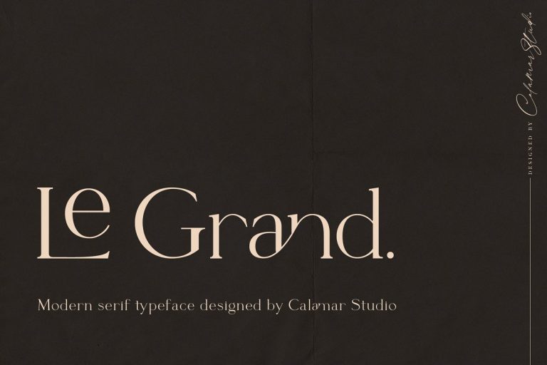 Le Grand Font Family Free Download