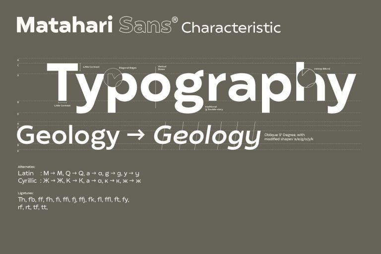 Matahari Sans Font Family Free Download