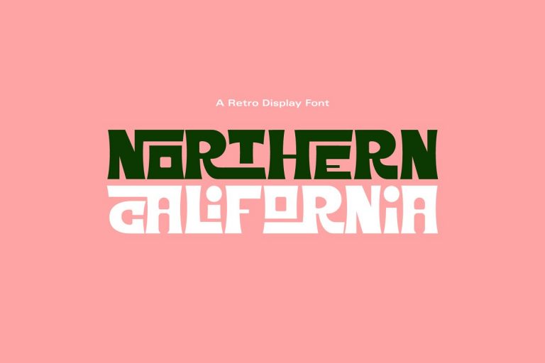 Northern California Display Font Free Download