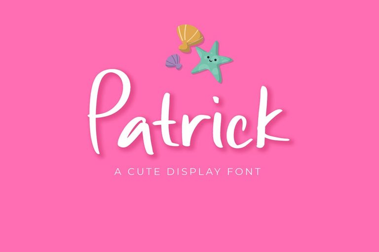 Patrick Cute Display Font Free Download