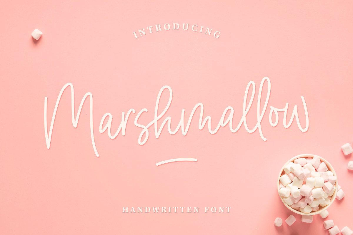 Marshmallow Handwritten Font Family Free Download