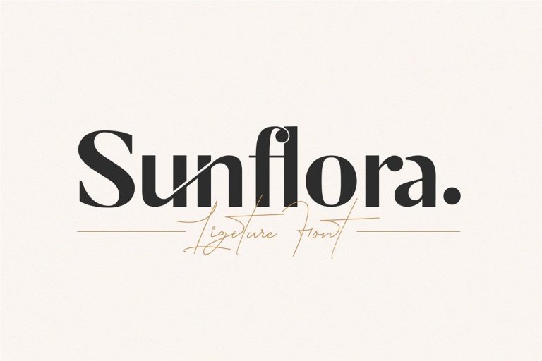 Sunflora Font Family Free Download
