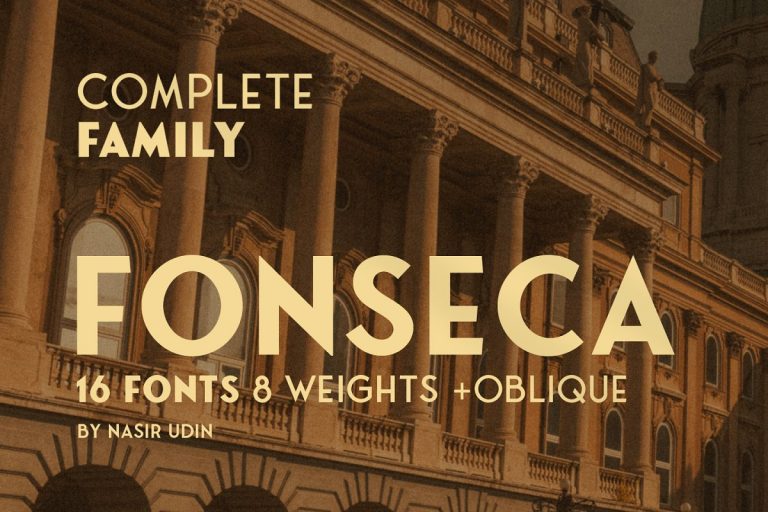 Fonseca ver.02 Font Family Free Download