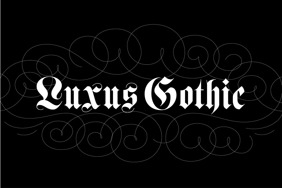 Luxus Gothic Font Family Free Download