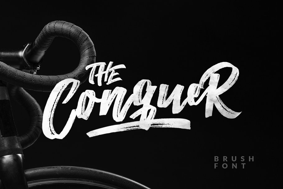 The Conquer Brush Typeface Free Download