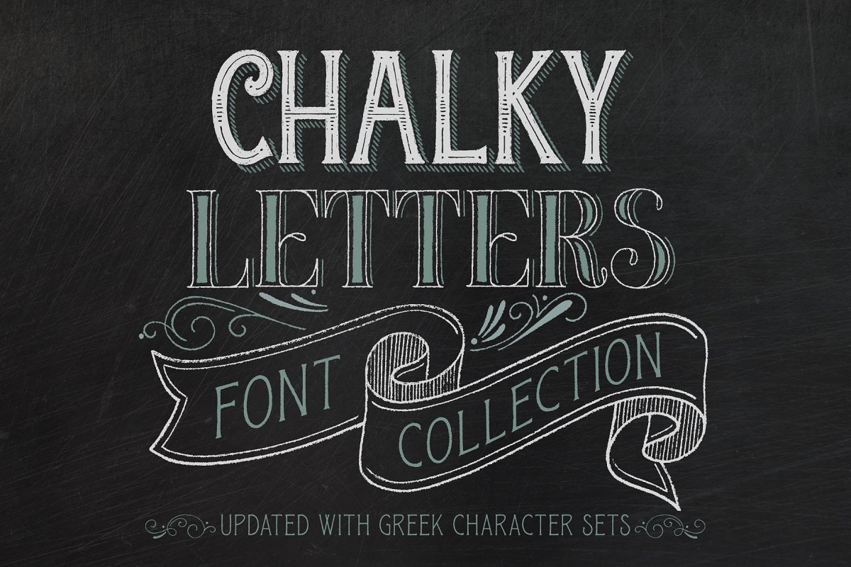 Chalky Letters Font Collection Free Download