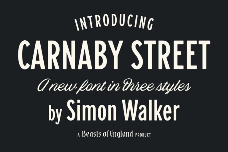 Carnaby Street Font Family Free Download