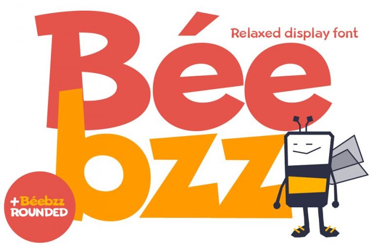 Beebzz Child kid fun font free download