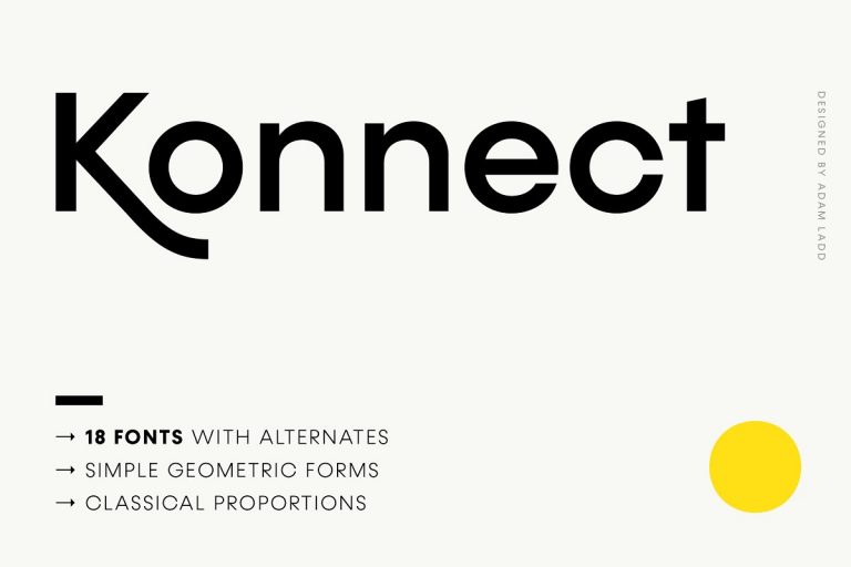 Konnect Font Family Free Download