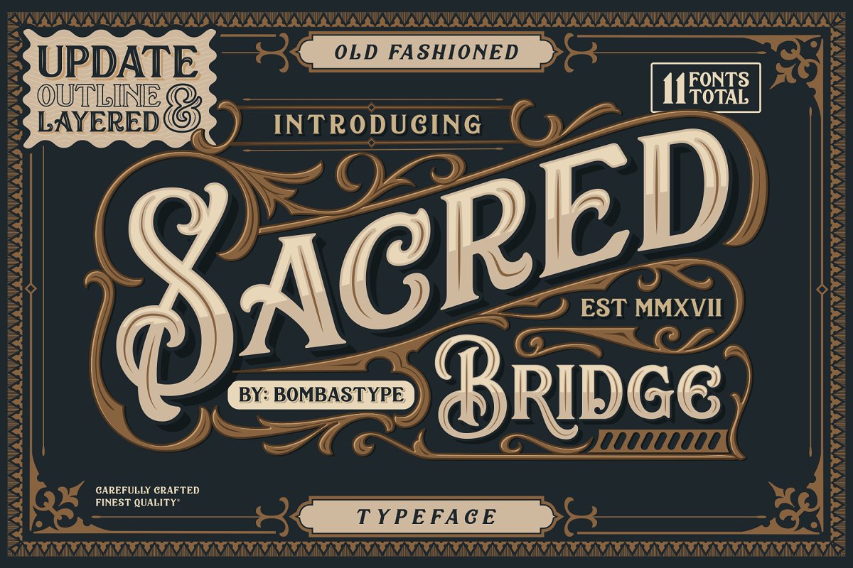 Sacred Bridge Font Family Free Download