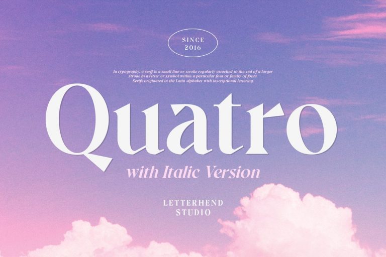 Quatro Font Family Free Download