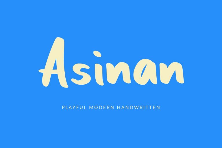 Asinan Playful Handwritten Font Free Download