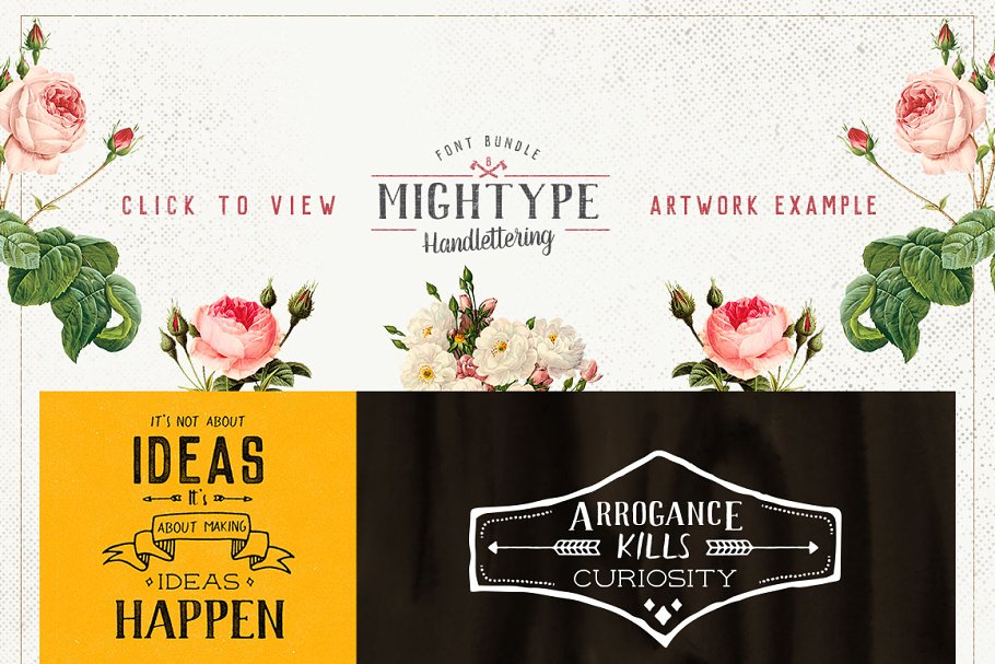 Mightype FontPack Handlettering Free Download