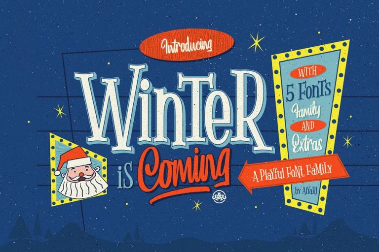 Winter Is Coming Font Family Free Download