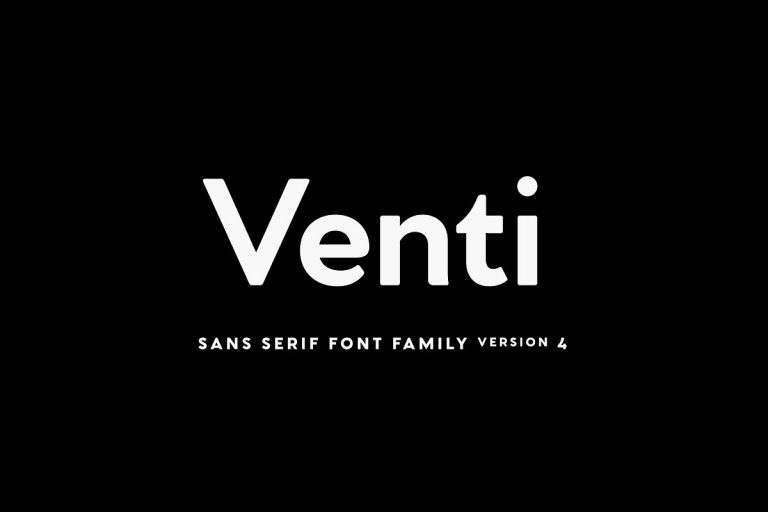 Venti CF sans serif font family free download