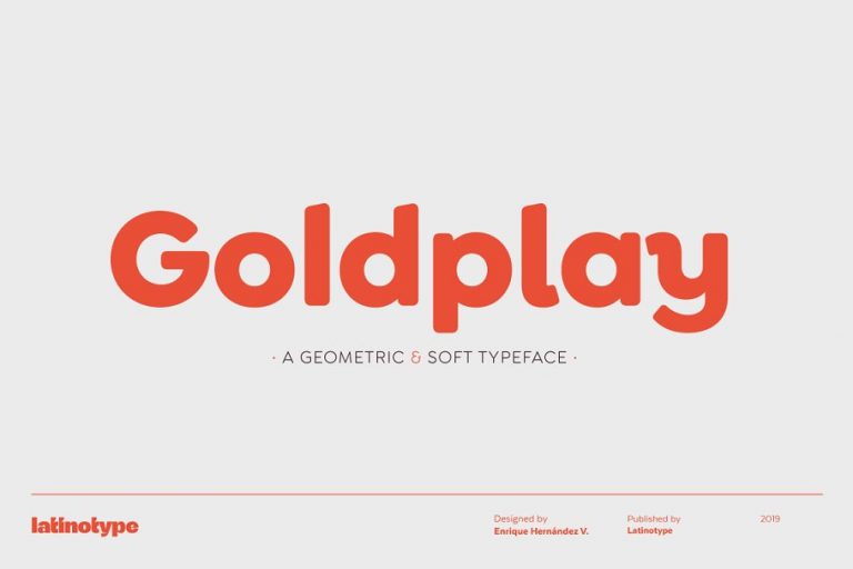 Goldplay font family free download