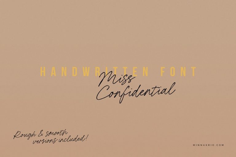Miss Confidential Font Family Free Download