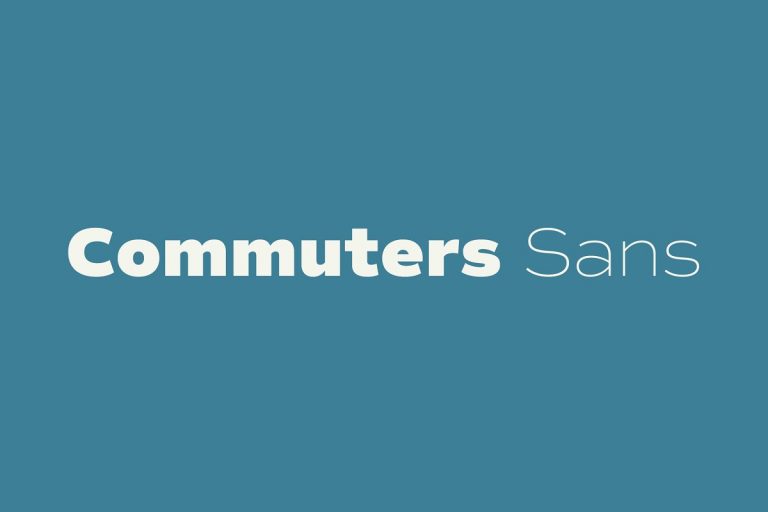 Commuters Sans font family free download