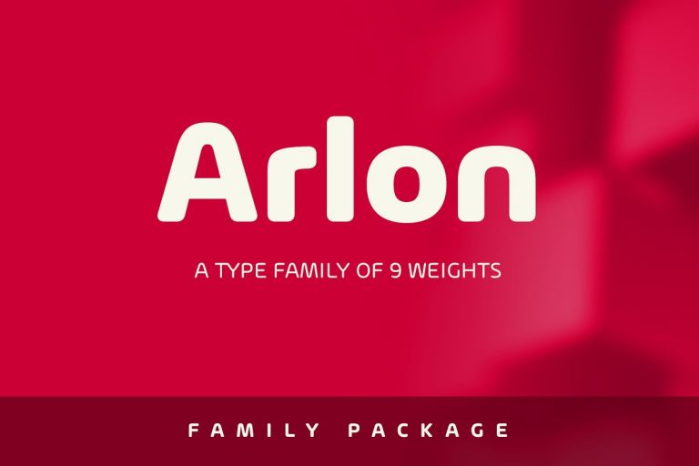 Arlon font family free download