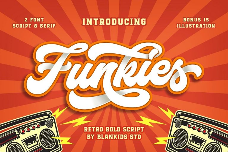 Funkies 2 Font family free download