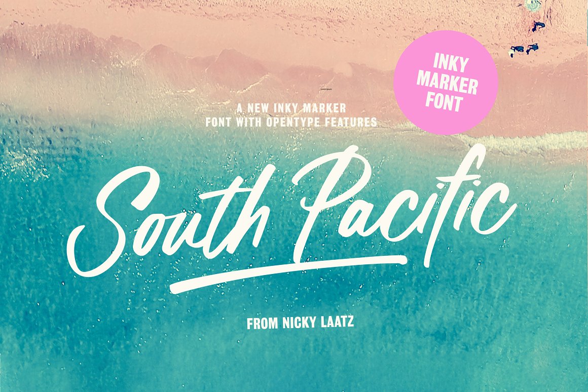 South pacific Marker Font Family Free Download