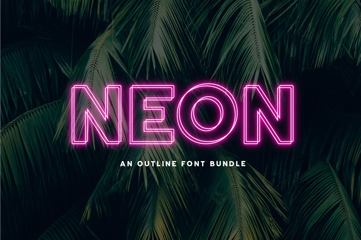 neon font by big cat creative 04 - Post