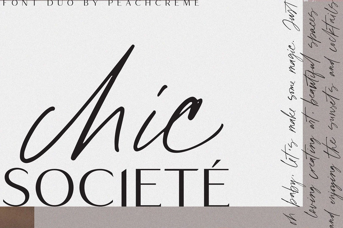 Chic Societe Stylish Font