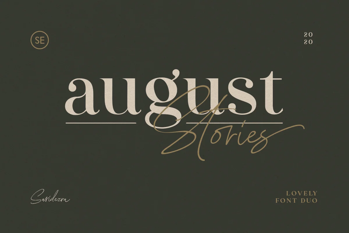 August Stories Lovely Font