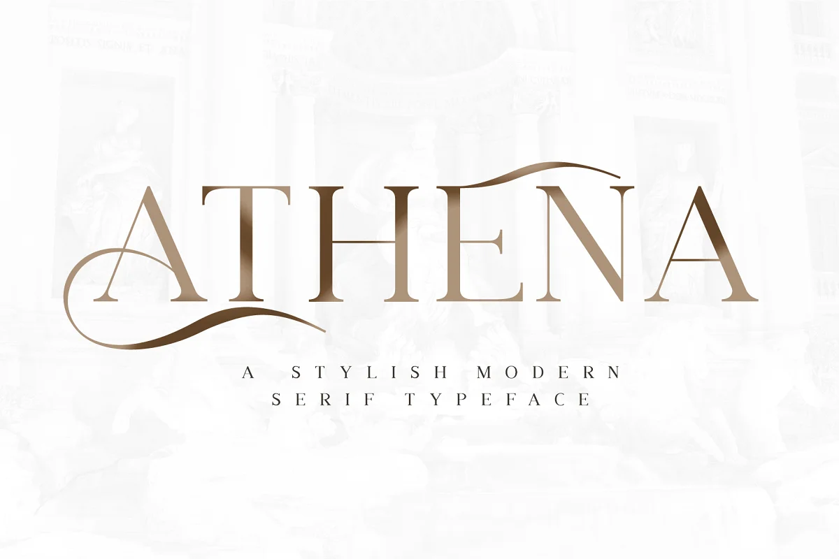 Athena Stylish Modern Serif Font