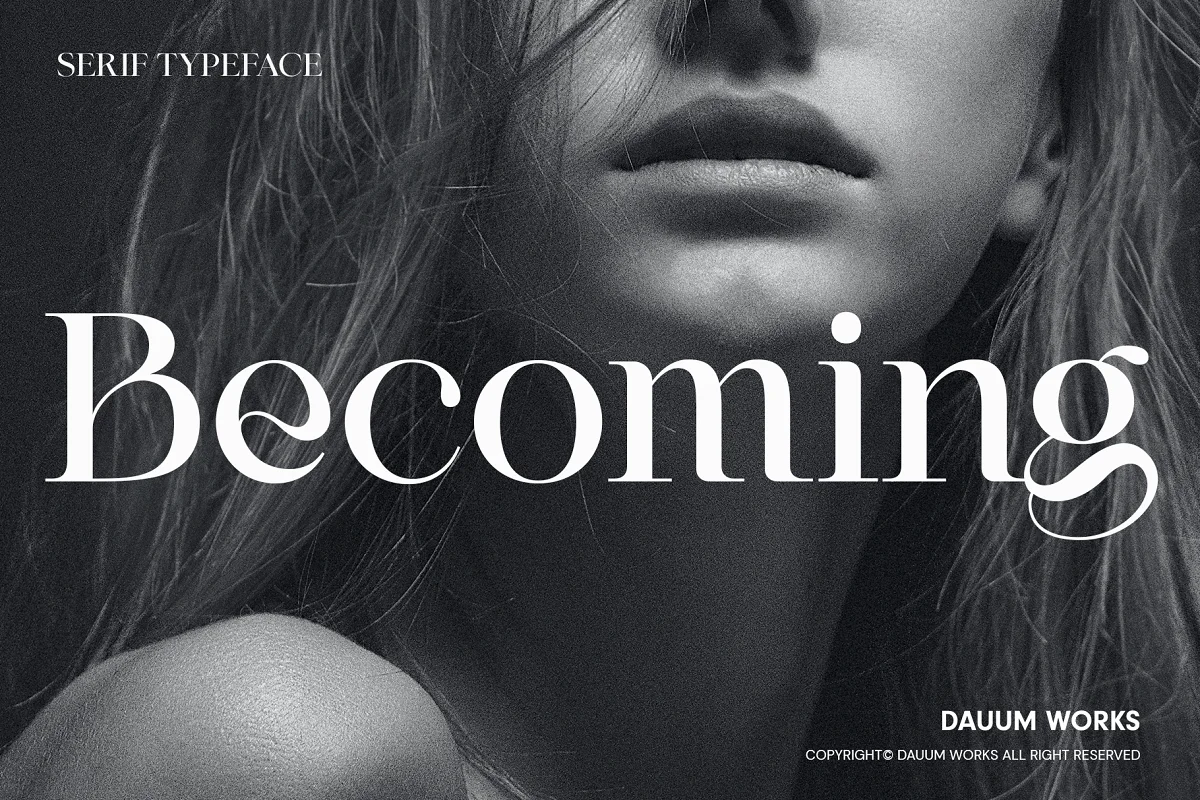 Becoming Serif Typeface Font