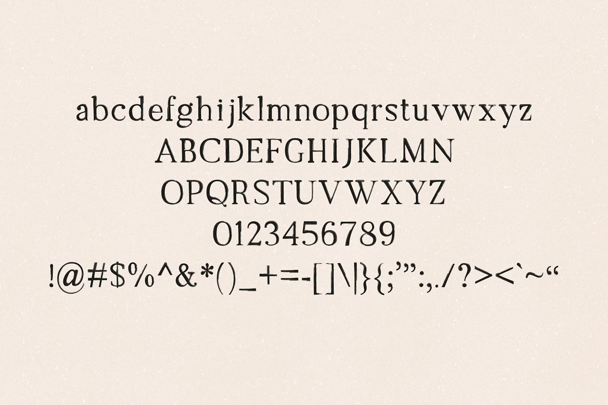 Farmhouse Painted Serif Font