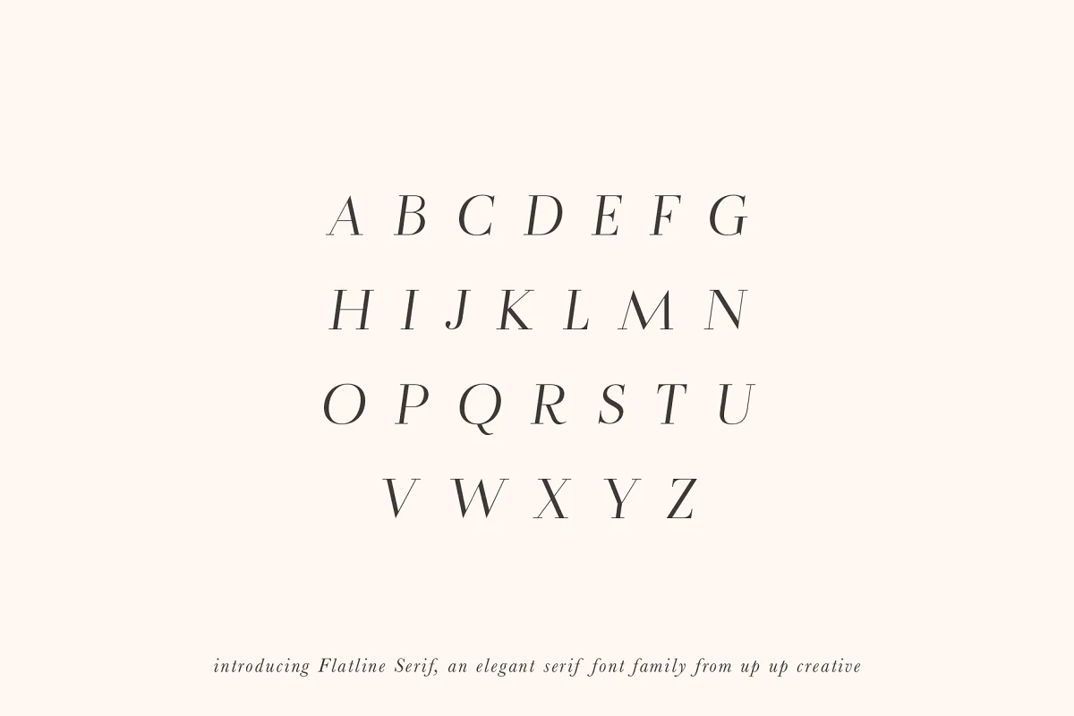 flatline serif normal cm 6 - Post