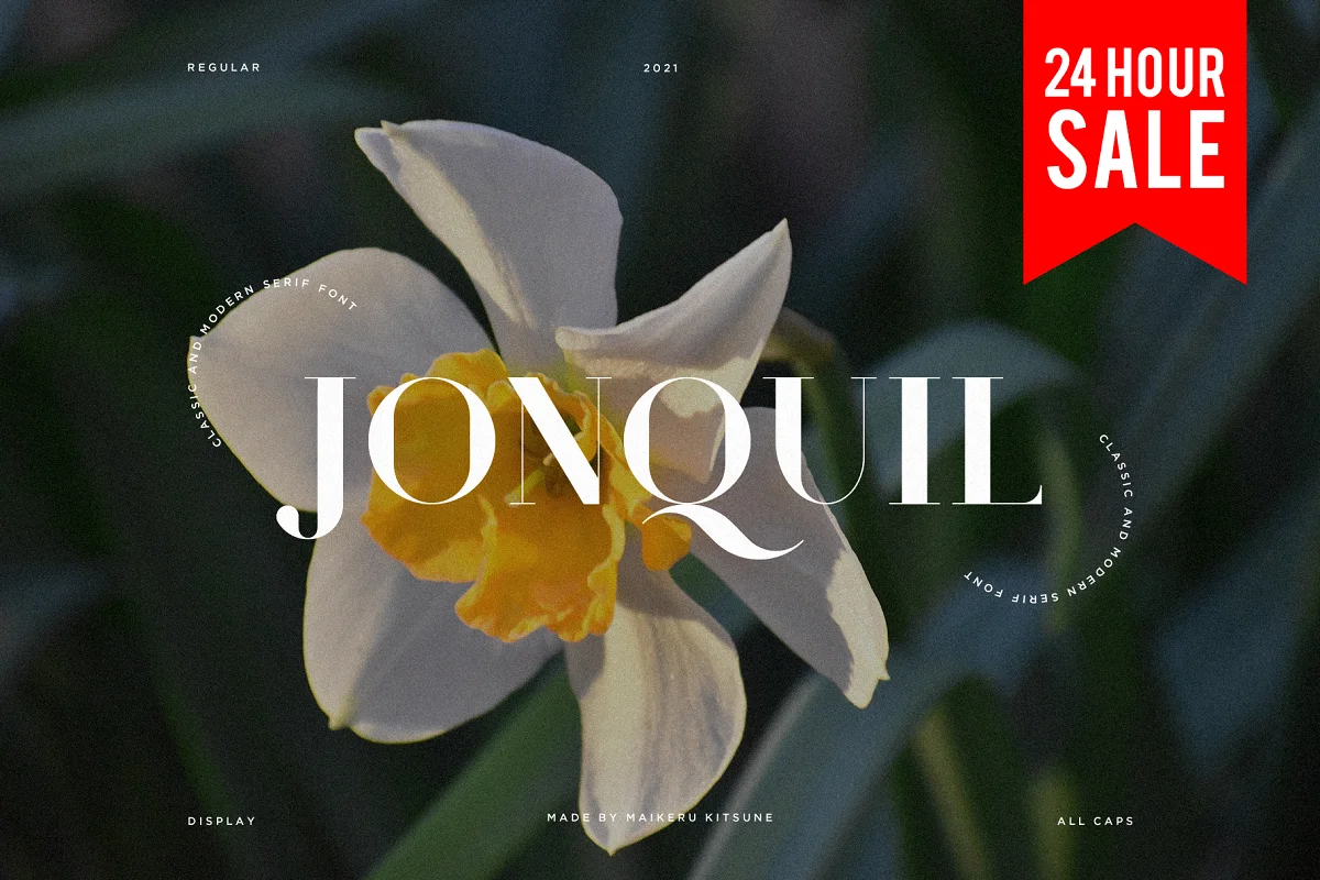 Jonquil Classic and Modern Serif Font