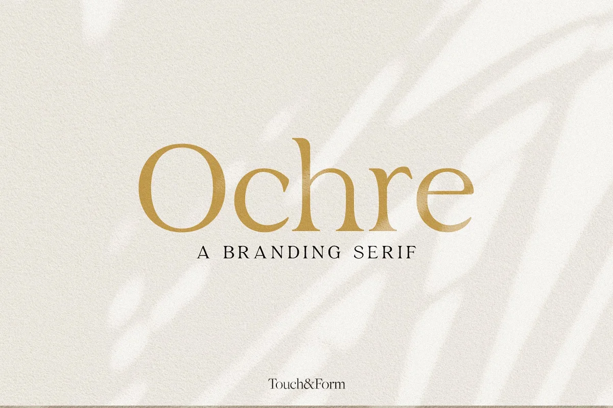 Ochre A Branding Serif Font