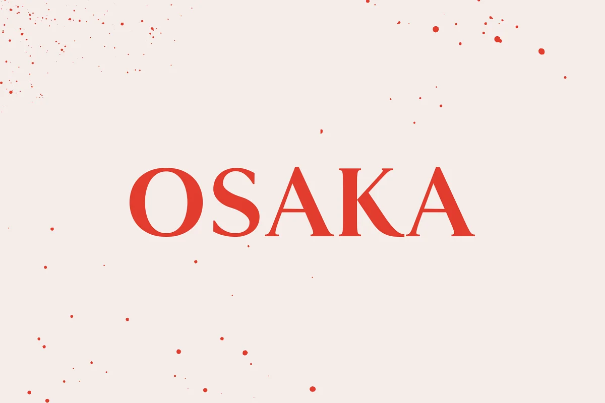 Osaka an Elegant Serif Font