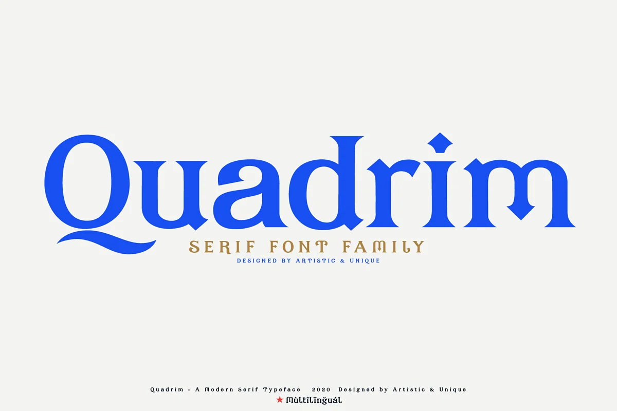 Quadrim Serif Font