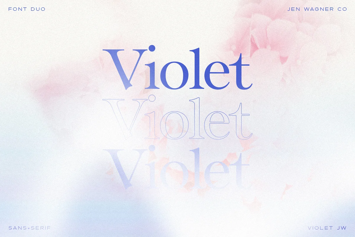 Violet JW Professional Font