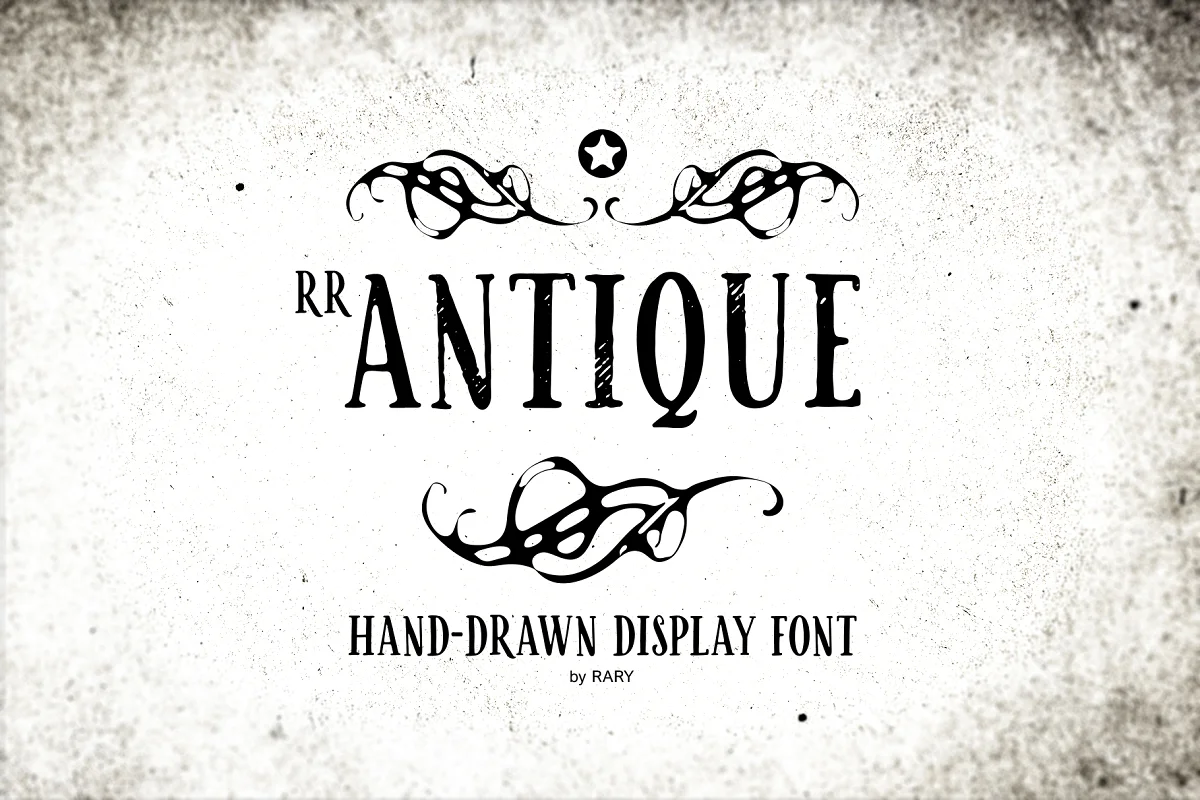 RR Antique Vintage Branding Font