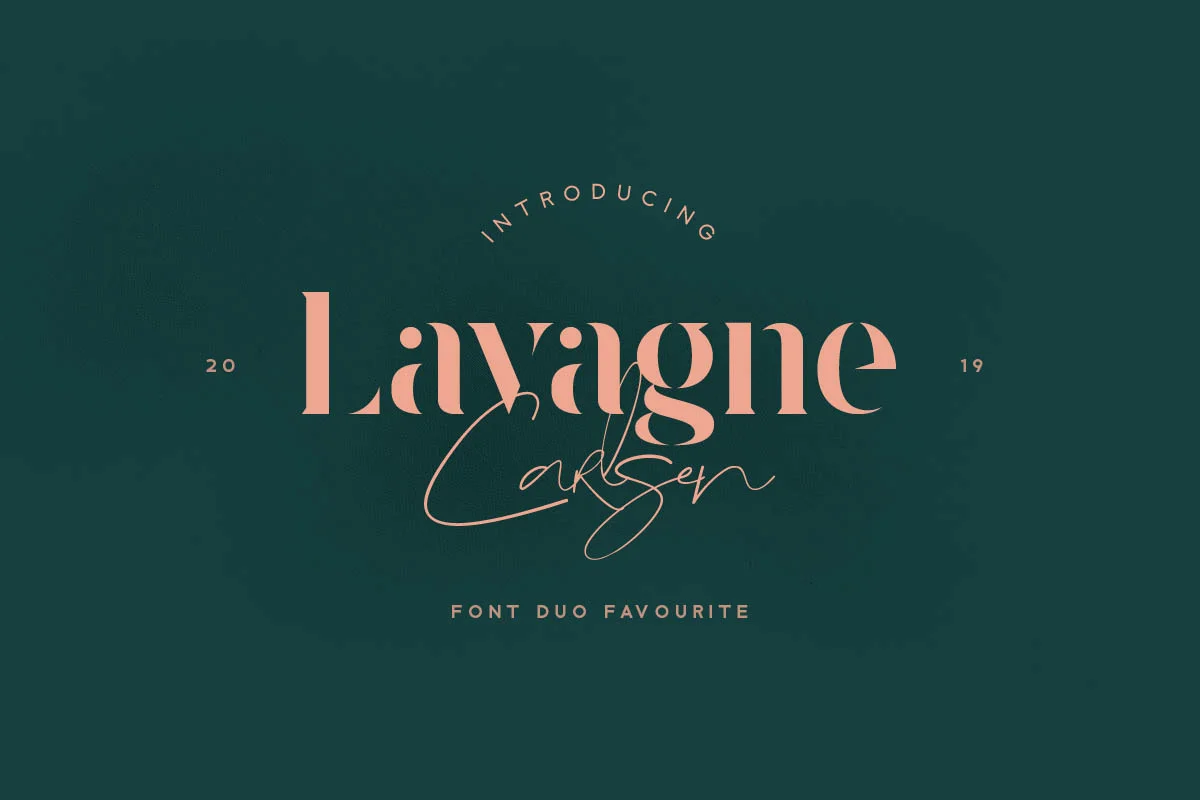 Lavagne Carlsen Type Font